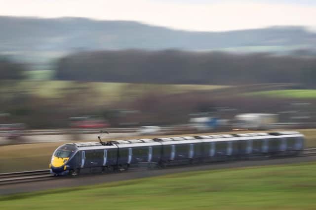 An example of the high speed 'HS2' train.