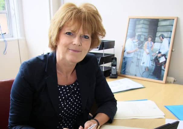 NEAABE100723c2, New Broxtowe MP Anna Soubry in her new constituency office at Barton house, Chillwell.