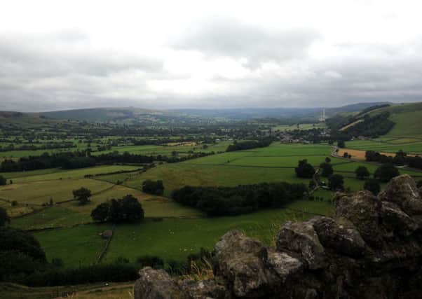 Pictured is the Hope Valley in Derbyshire.