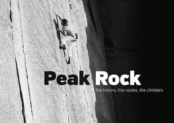 Peak Rock book cover. Photo: Bernard Newman.