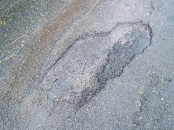 Pothole White Tor Road Starkholmes Matlock
