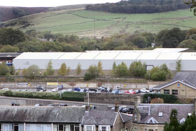 The proposed site for a giant new Tesco store in Buxton town centre