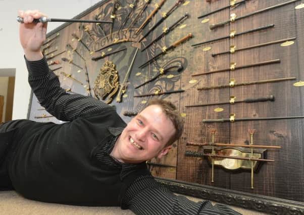 Richard Hutton and his amazing Harry Potter wand collection