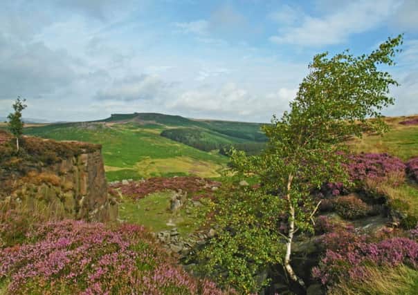 Pictured is the remote Burbage Valley during kinder weather.
