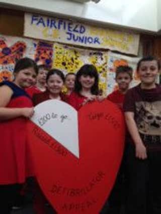 Fairfield Endowed Junior School have almost reached their target to raise £1,500 to buy a defibrillator for the school.