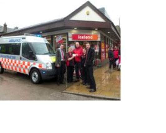 Buxton's Iceland store has donated £200 to Buxton Mountain Rescue Team's £50,000 for Fifty Years Service appeal.
