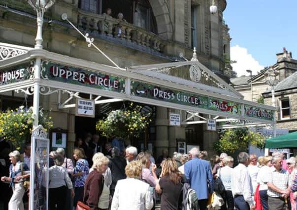 Buxton Opera House during the town's festival
