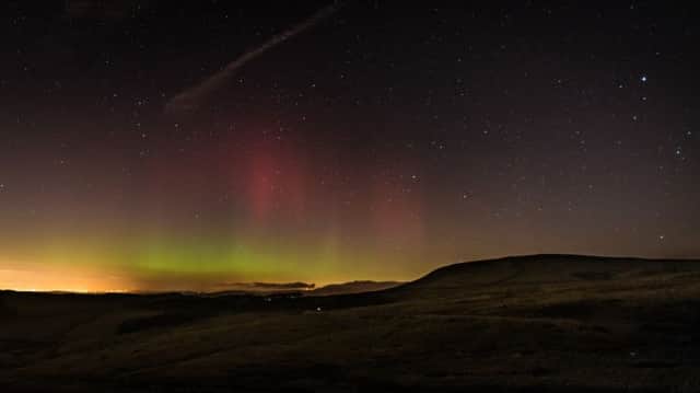 Buxton-based photographer Mo El-Fatih captured the Northern Lights above the Goyt Valley on Long Hill.