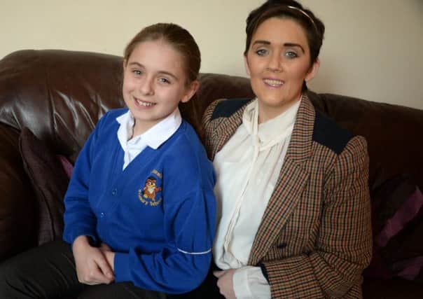 Michelle Hull-Bailey from Chesterfield has terminal cancer. She is pictued with her daughter Leah