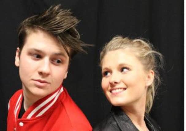 Zac Palin and Lauren Brown  play Danny and Sandy in Inspirations' production of Grease