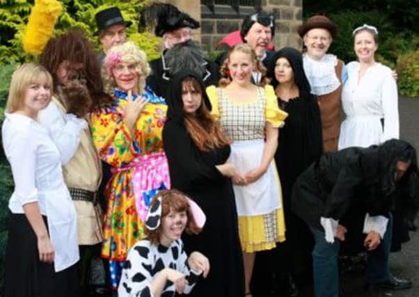 Matlock Musical Theatre dressed for their panto last year