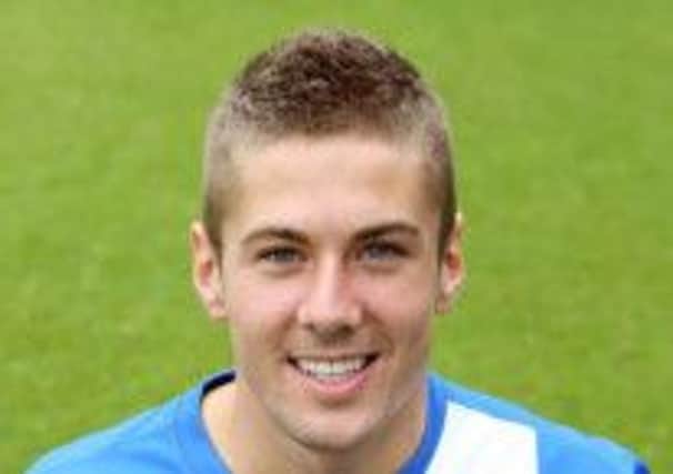 Pictured is new Chesterfield FC loan signing Danny Kearns.