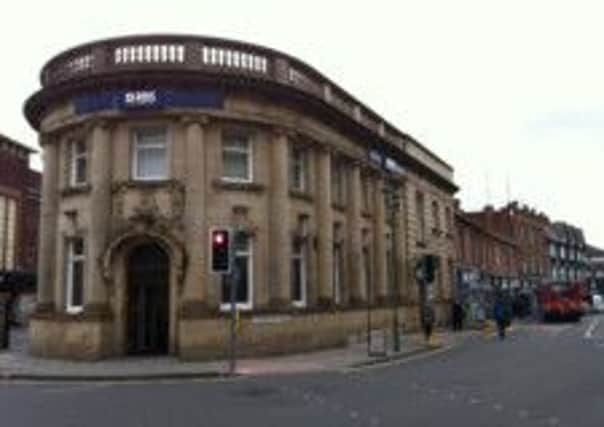 Pictured is the Royal Bank of Scotland, on Stephenson Place, Chesterfield, where a fracas broke out in the street involving a group of offenders and police.