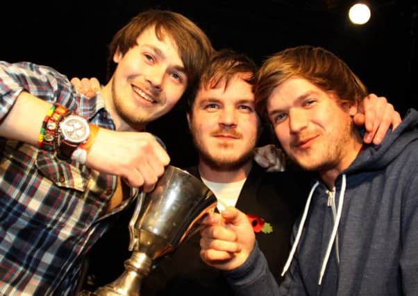NDET 12-11-12 MC 1
Derbyshire Times Band Of The Year 2012 winners - The Educatables