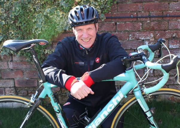 Eckington advertising agency owner, Geoff Noake, faces an uphill challenge in June when he attempts to cycle over some of the most famous Alpine cols of the Tour de France to celebrate his 60th birthday and to raise money for charity.