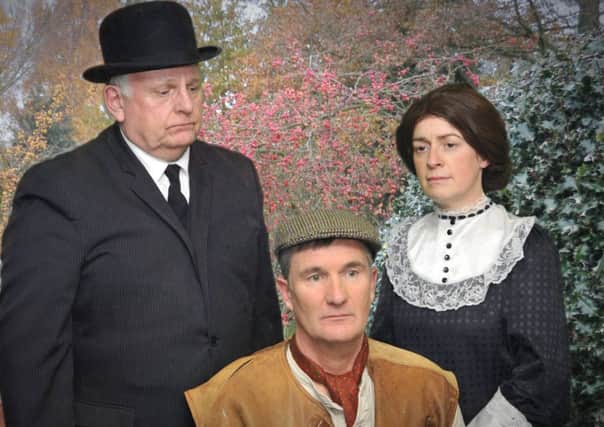John Pashley, Gary Jarvis and Janet Black take the principal roles in Hobson's Choice at Dronfield Civic Hall from April 2 to 5, 2014