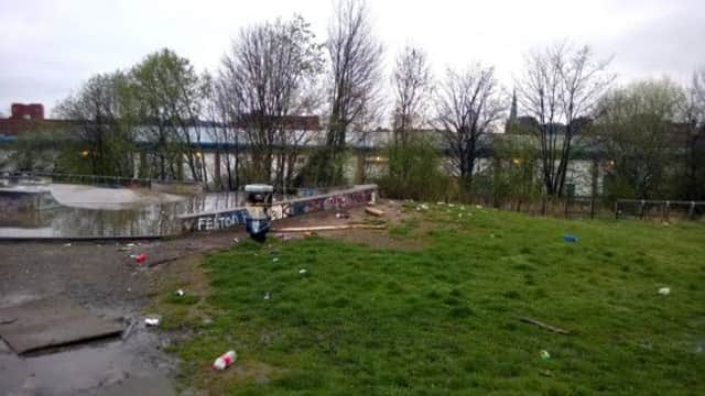 The state of Chesterfield skatepark has scome under fire.