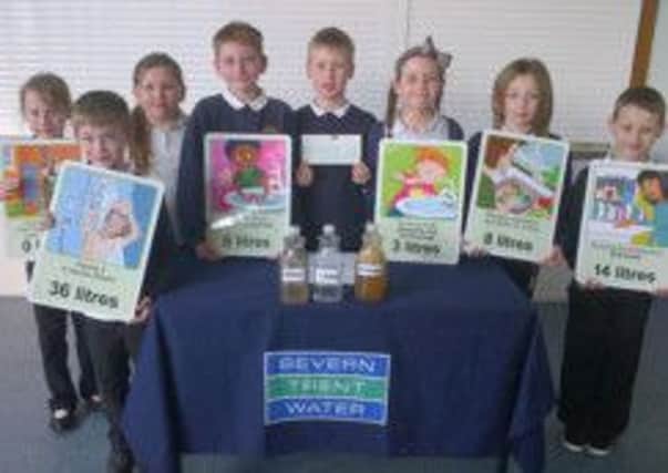 Severn Trent Water has awarded £500 to Woodbridge Junior School in Alfreton, after they took part in a Severn Trent Water education programme about the environment.