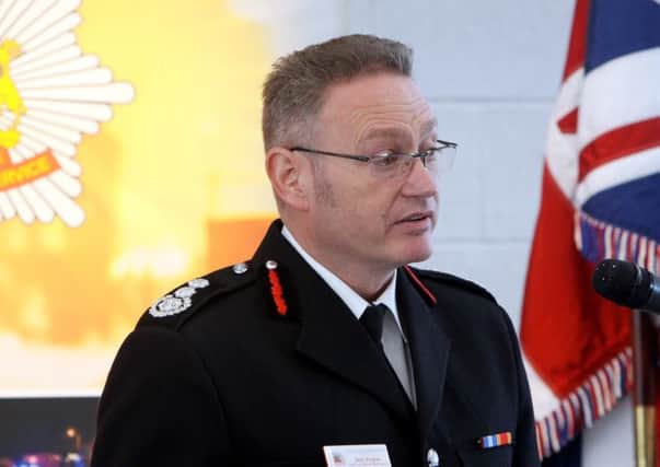 Sean Frayne, Derbyshire Chief Fire Officer and Chief Executive.