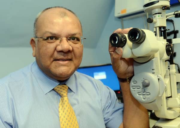 Chesterfield optician saves mans life. ray Patel from Insight Opticians.