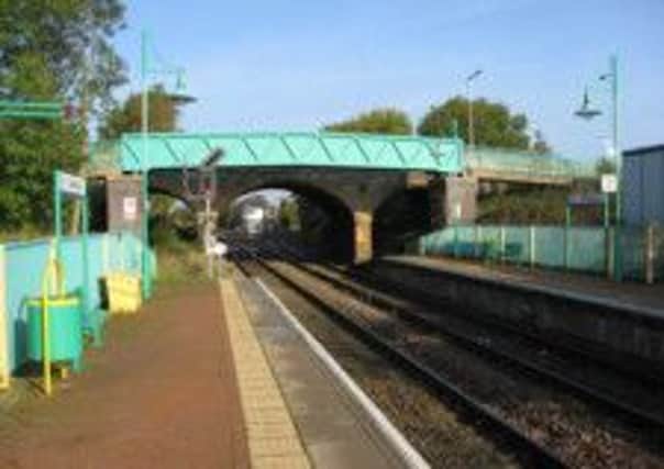 Pictured is Shirebrook train station, off Station Road, Shirebrook.
