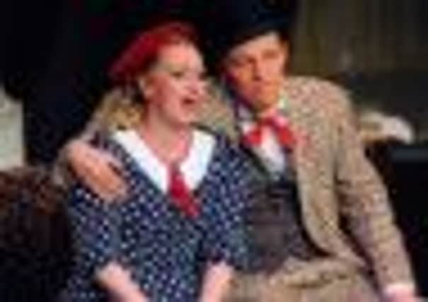 Sue Higgins and Robert Spencer in Me and My Girl, presented by Chesterfield Operatic Society.