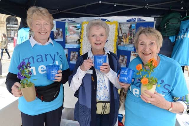 Buxton Spring Fair, The Soroptomists were raising money for their Mary's Meals initiative