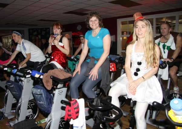 Spinathon charity fundraisers.