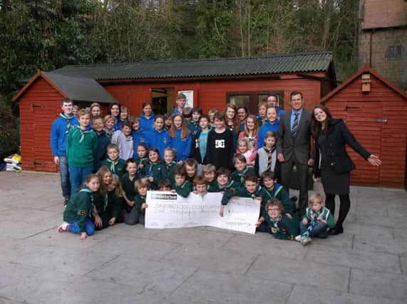 A scout group is celebrating after receiving £1,000 in funding.
The 3rd Matlock (Christ Church) Lea and Holloway Scouts recieved the cash from Enterprise Holdings to go towards its grounds expansion project.
