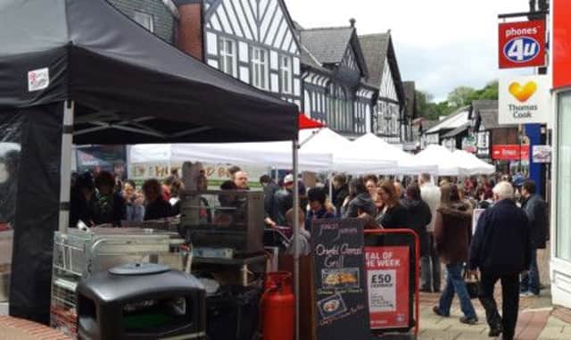 An artisan market in Cheshire run by the Market Company, who will be operating two in Buxton in the next two months.