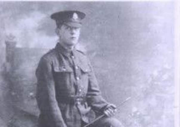 Pictured is Pte Christopher Loveridge, of the Sherwood Foresters, whose grandson David Middleton, of Chesterfield, compiled his story in a biography called The Battle of Life and Faith.