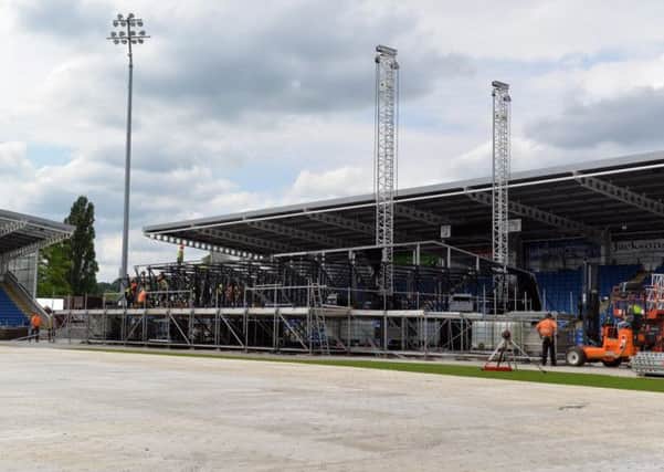 Chesterfield Proact Stadium hosting Tom Jones in concert