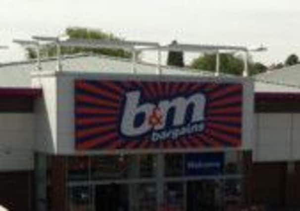 Pictured is b&m bargains, at Ravenside Retail Park, on Markham Road, Chesterfield.