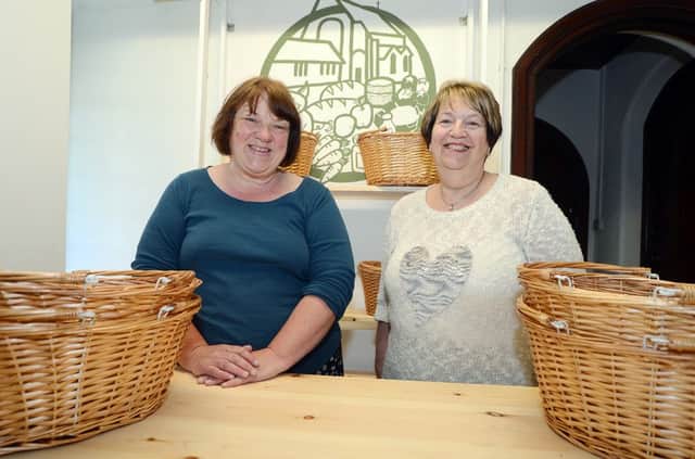Grindleford community shop.Sarah Battarbee and Carolyn Downes.