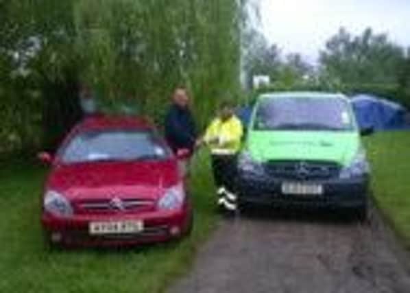 Green Flag travelled 941miles to rescue Anthony Radcliffe, of Chesterfield, who locked himself out of his car in France.