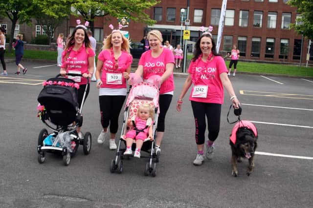 Thousands of women took part in Chesterfield Race for Life.