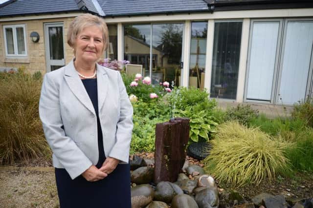 birthday honours, Anne Cawthorn MBE pictured at Blythe House Hospice