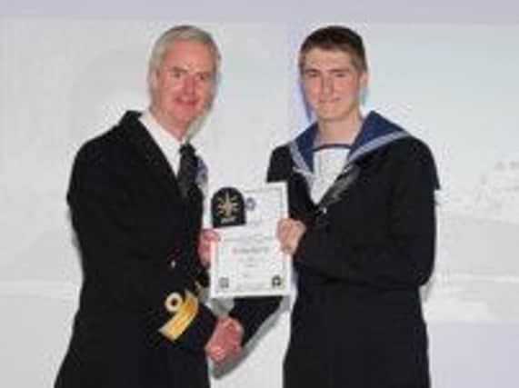 Able Rate Matthew McParland, 18, from Buxton recently graduated as a Mine Warfare Specialist from HMS Collingwood, Fareham, as he completed his Phase 2 training, with Victory Squadron.