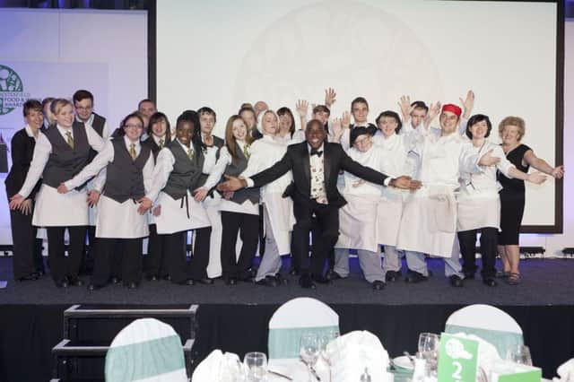 The first Destination Chesterfield Food & Drink awards, held at Chesterfield College and presented by Ainsley Harriott.