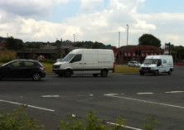 Pictured is Horns Bridge roundabout, in Chesterfield.