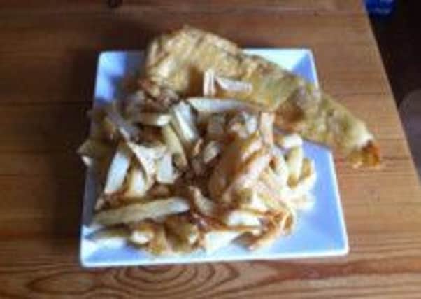 Fish and chips from CodFellas on Newbold Road, Chesterfield