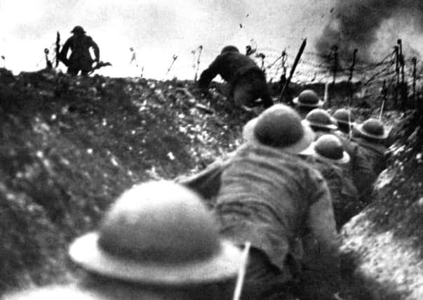 The horror of the trenches in the Great War1914-18. World War One