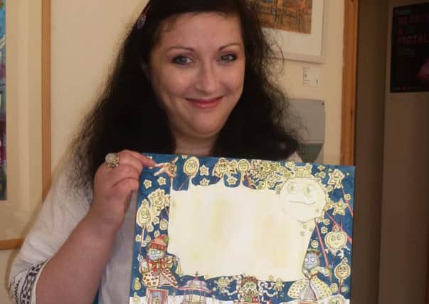 Local artist Emma Sidwell of Ellia Designs was chosen to design the cover of this year's Buxton Sparkles programme. Photo contributed.