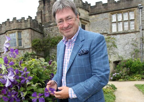 Alan Titchmarsh visited Haddon Hall near Bakewell to give a talk to celebrate his 50 years in horticulture.