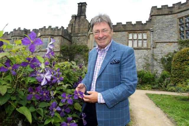 Alan Titchmarsh visited Haddon Hall near Bakewell to give a talk to celebrate his 50 years in horticulture.