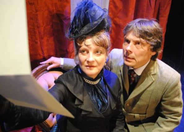 Karen Henson and John Goodrum in Sherlock Holmes - The Scandal of the Scarlet Woman.