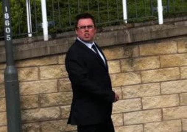 Pictured is Jonathan Slater, of Houfton Road, Bolsover, who pleaded guilty, that at Matlock and elsewhere, he caused his fathers partner to fear violence would be caused against her by the sending of offensive Facebook messages.