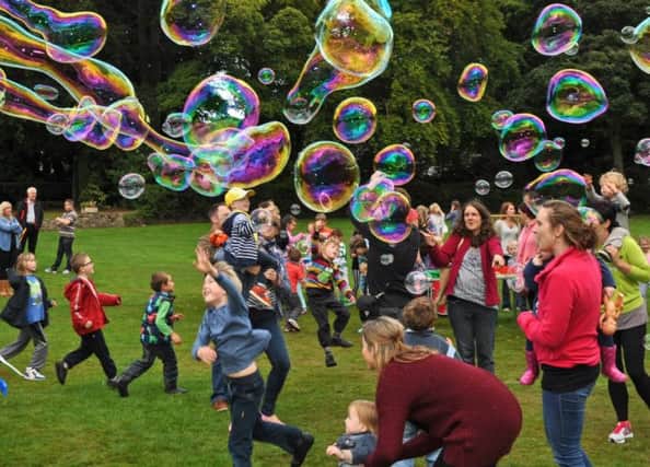 Bubble fest at New Mills. Photo contributed.
