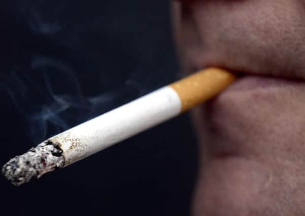 Smokers are being urged to give up the habit during October