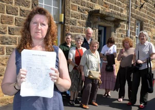 A petition has been started to save Bakewell Police Station which is under threat of closure, pictured is Sandra Wetton